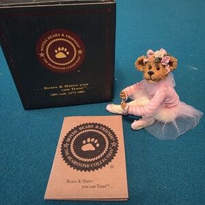 Boyds Bears Pink Ballerina Bear Figurine